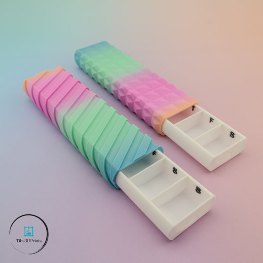 Rainbow Medicine Holder — 2 Pack (Weekly Pill Organizer)