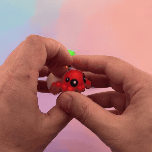 Spooky Cute Spider 4 Pack – Halloween Desk & Shelf Decorations