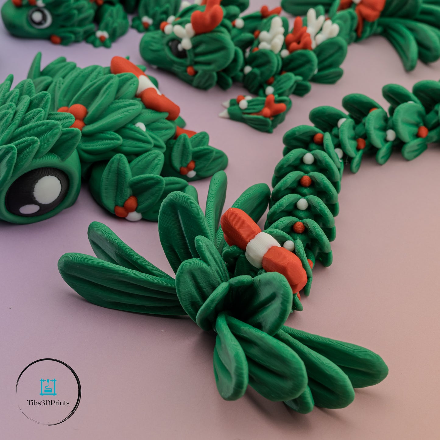 2024 Holiday Collection - Festive 3D Printed Decor