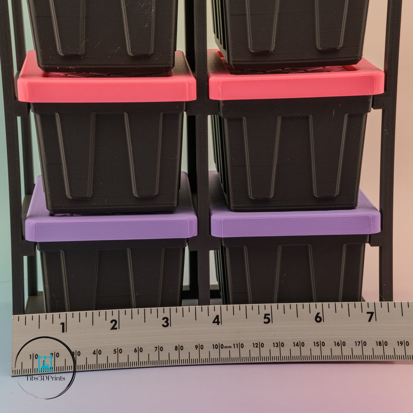 Tote storage organizer made in Parma Ohio by Tibs3DPrints