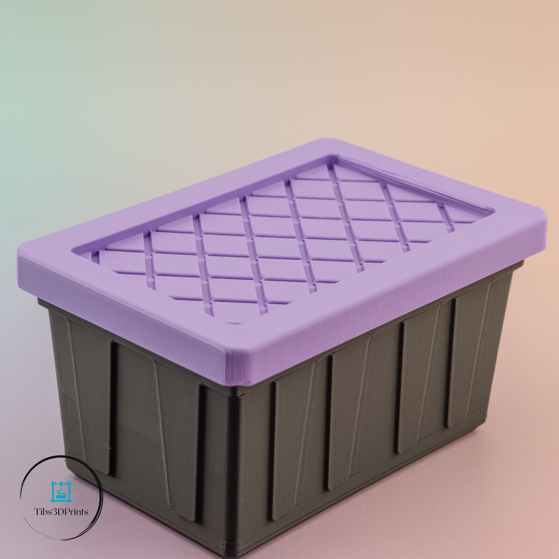Storage rack bins removed showing modular design