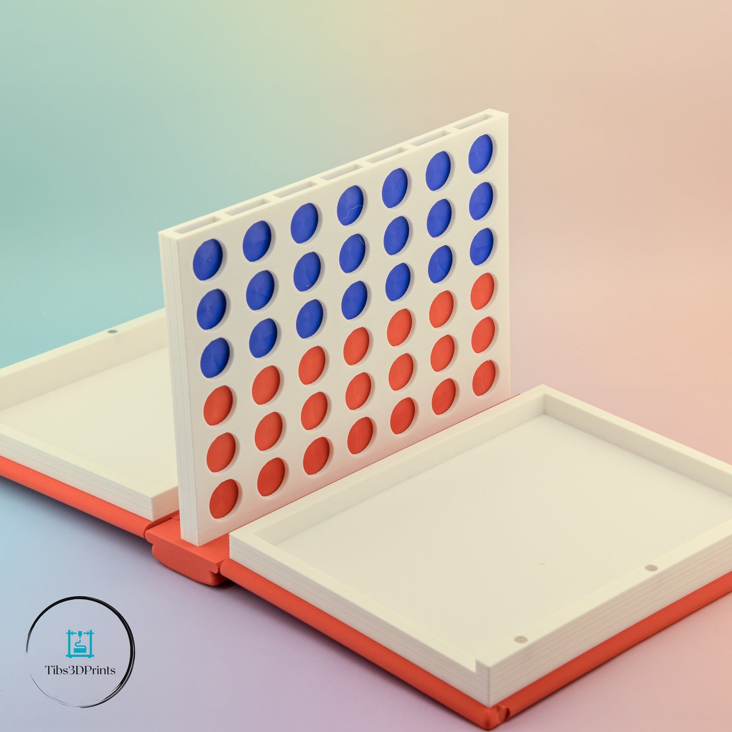Four In A Row Book Game | 3D Printed Connect 4 Disguised as a Book | Travel Game | Unique Gift