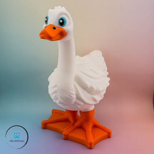 3D Printed Porch Goose | Cute Garden Decor | Indoor Outdoor Figurine