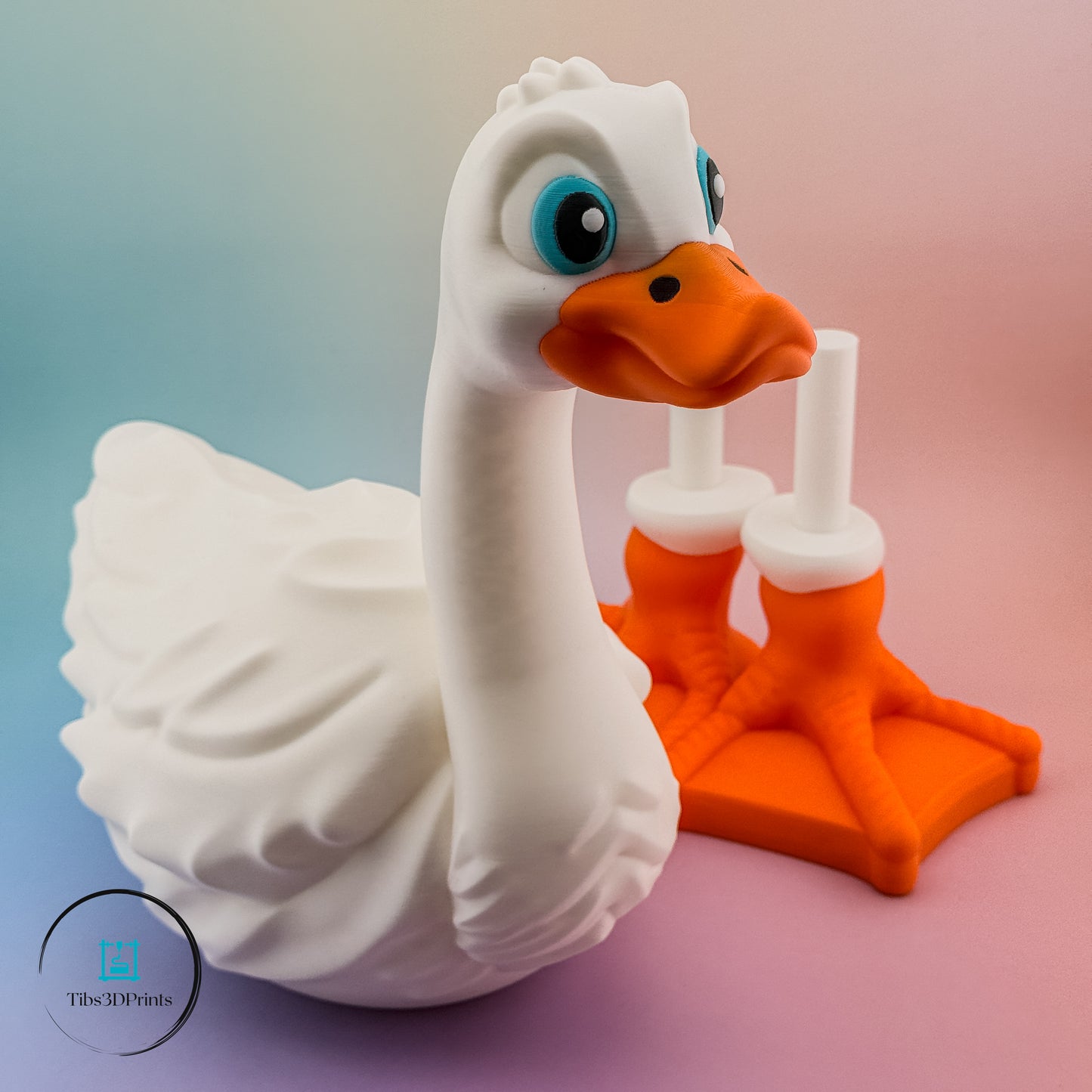 3D Printed Porch Goose | Cute Garden Decor | Indoor Outdoor Figurine