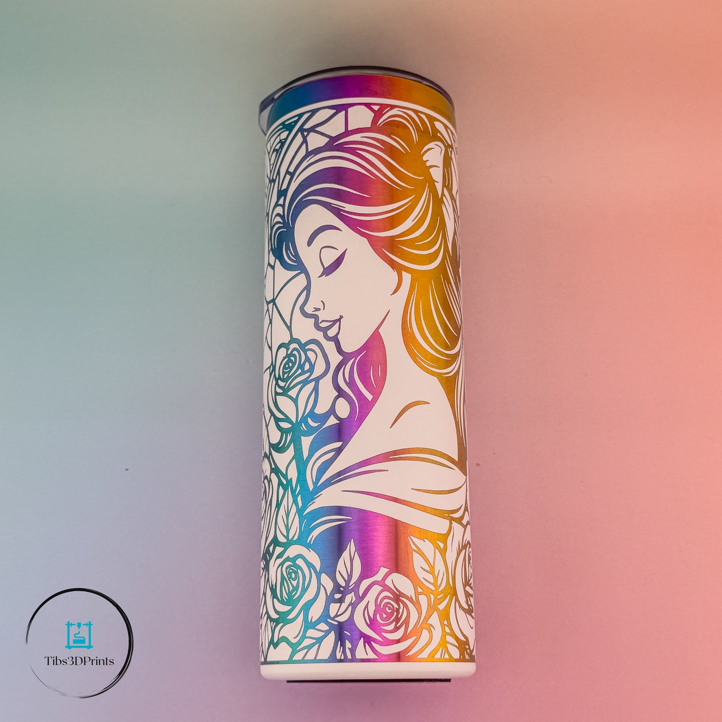 20 oz Laser Engraved Skinny Tumbler | Custom Stainless Steel Cup | Personalized Gift Idea