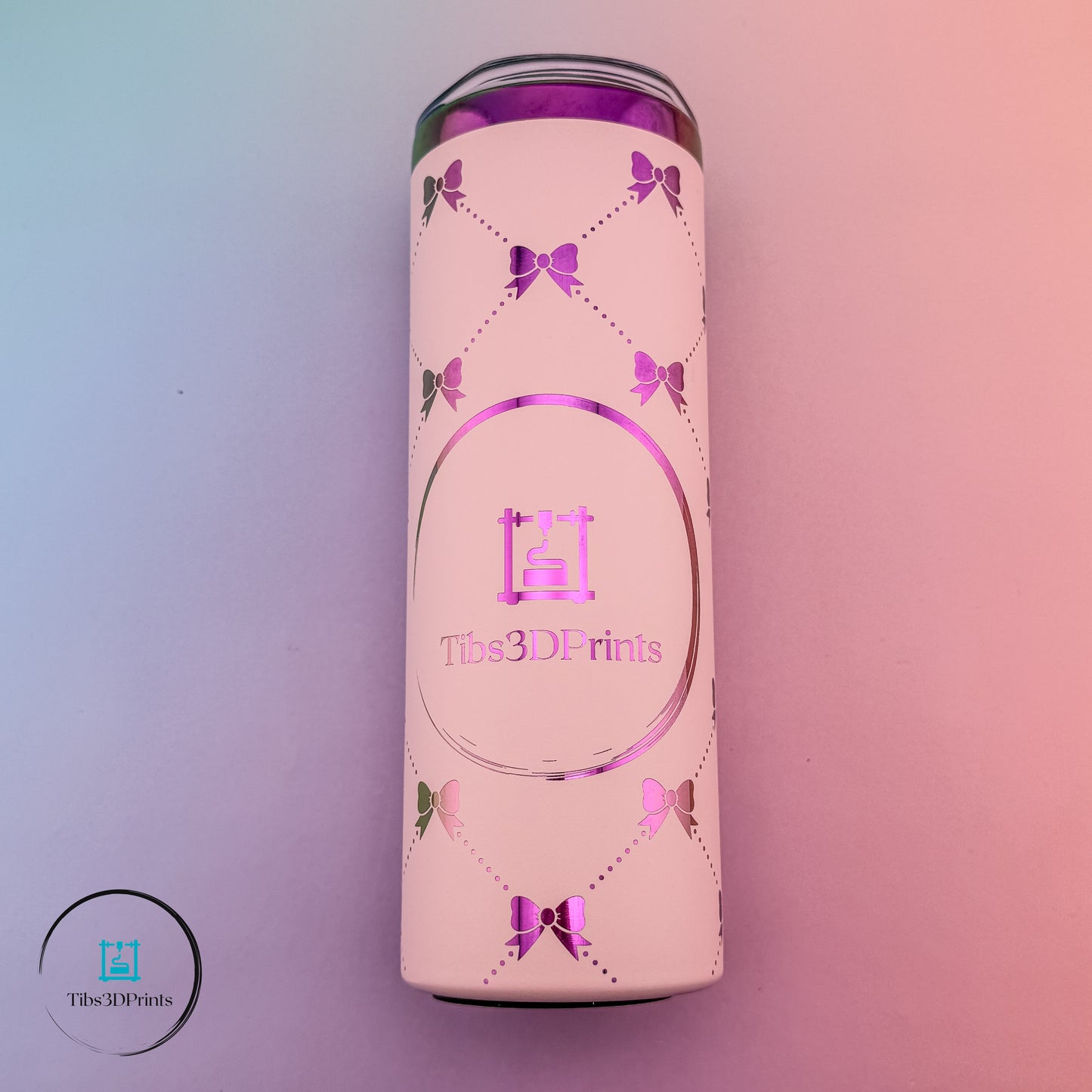 20 oz Laser Engraved Skinny Tumbler | Custom Stainless Steel Cup | Personalized Gift Idea