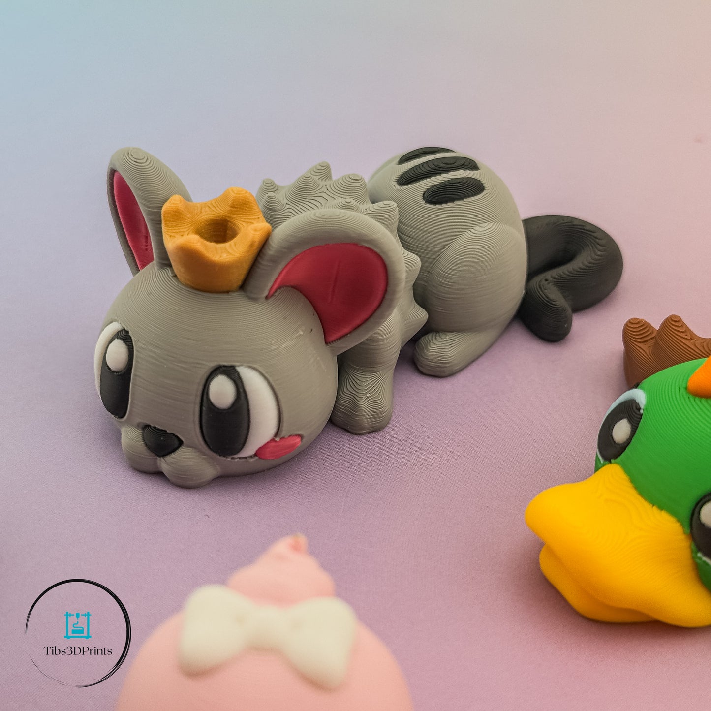 Flexi Creature 5-Pack | Articulated 3D Printed Fidget Toys | Sensory Bundle | Party Favors