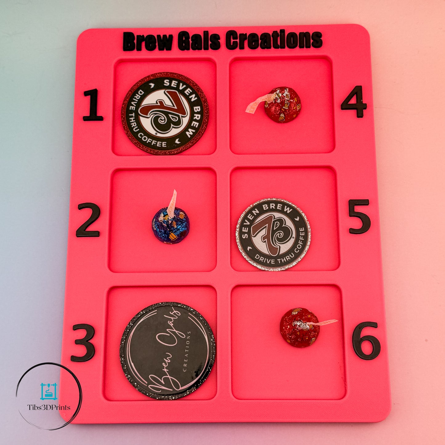 Custom Live Sale Claim Tray | 6-Slot Numbered Display — Pick Your Size