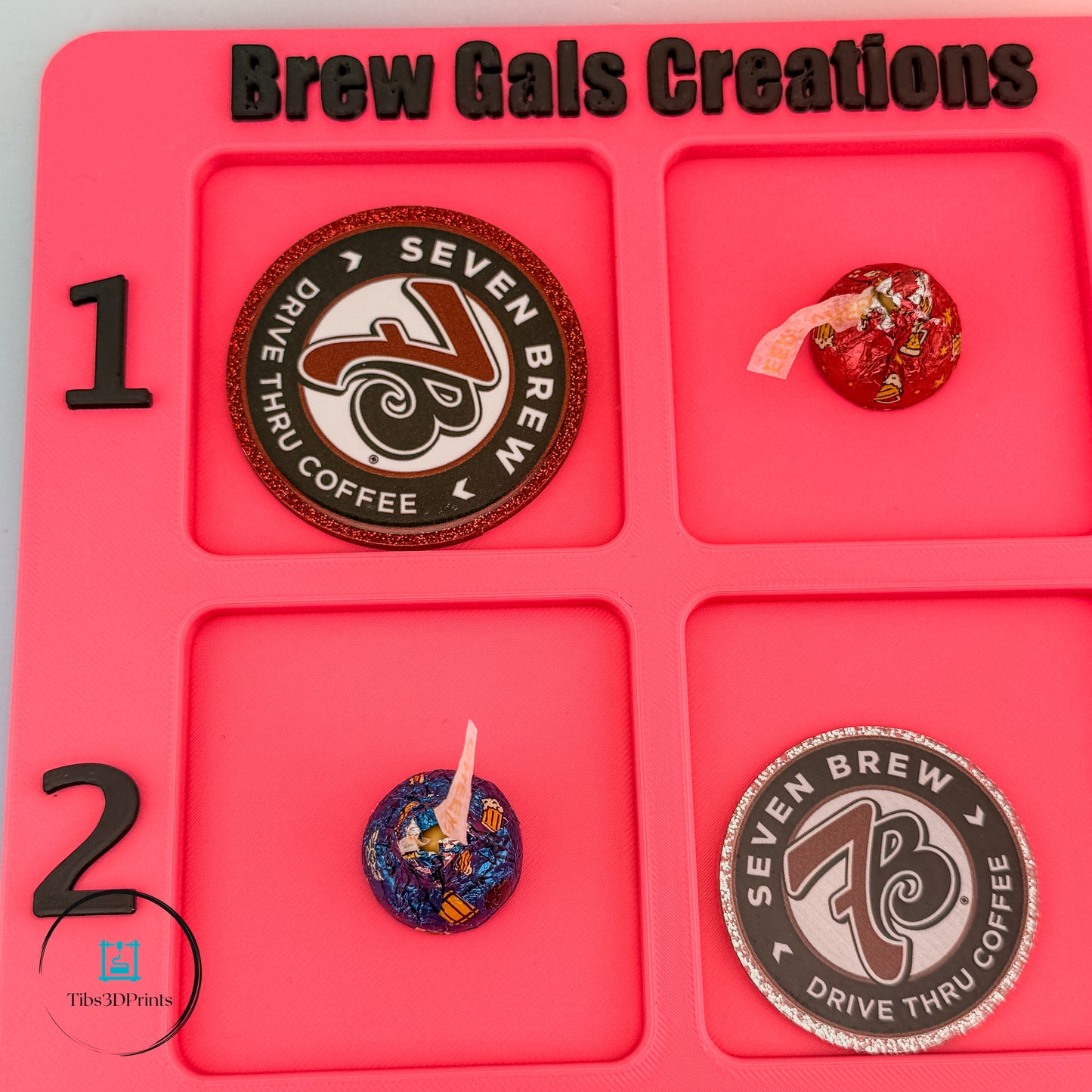 Custom Live Sale Claim Tray | 6-Slot Numbered Display — Pick Your Size