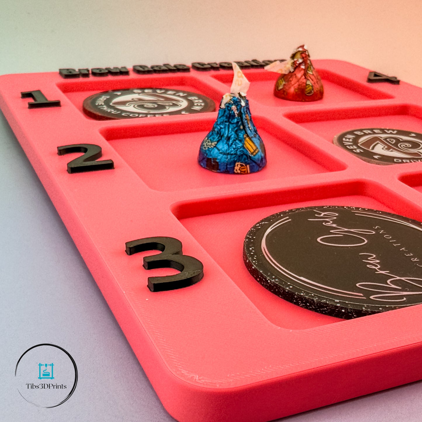 Custom Live Sale Claim Tray | 6-Slot Numbered Display — Pick Your Size