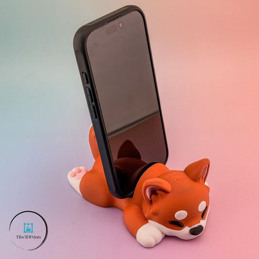 Sleepy Pup Phone Stand
