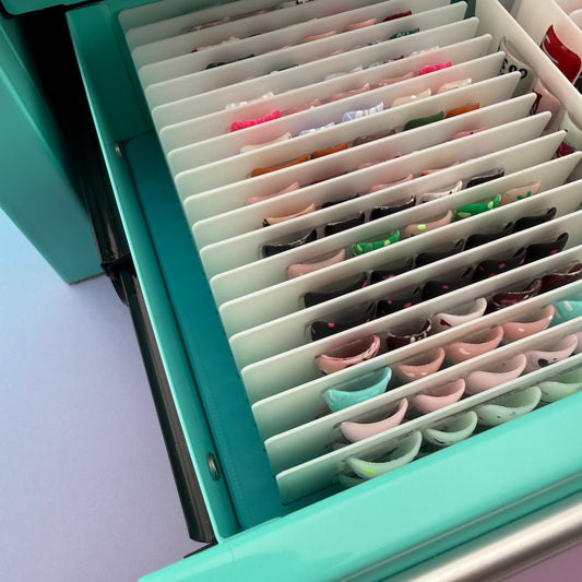 Nail Display Insert for Kobalt Mini Toolbox | Press-On Nail Storage System
