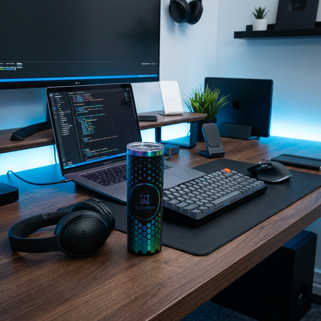 Laser Engraved 20oz Tumbler | Custom Skinny Tumbler | Insulated Drinkware